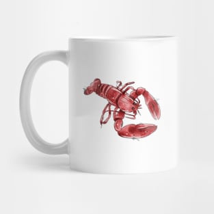 Crawfish .Watercolor illustration Mug